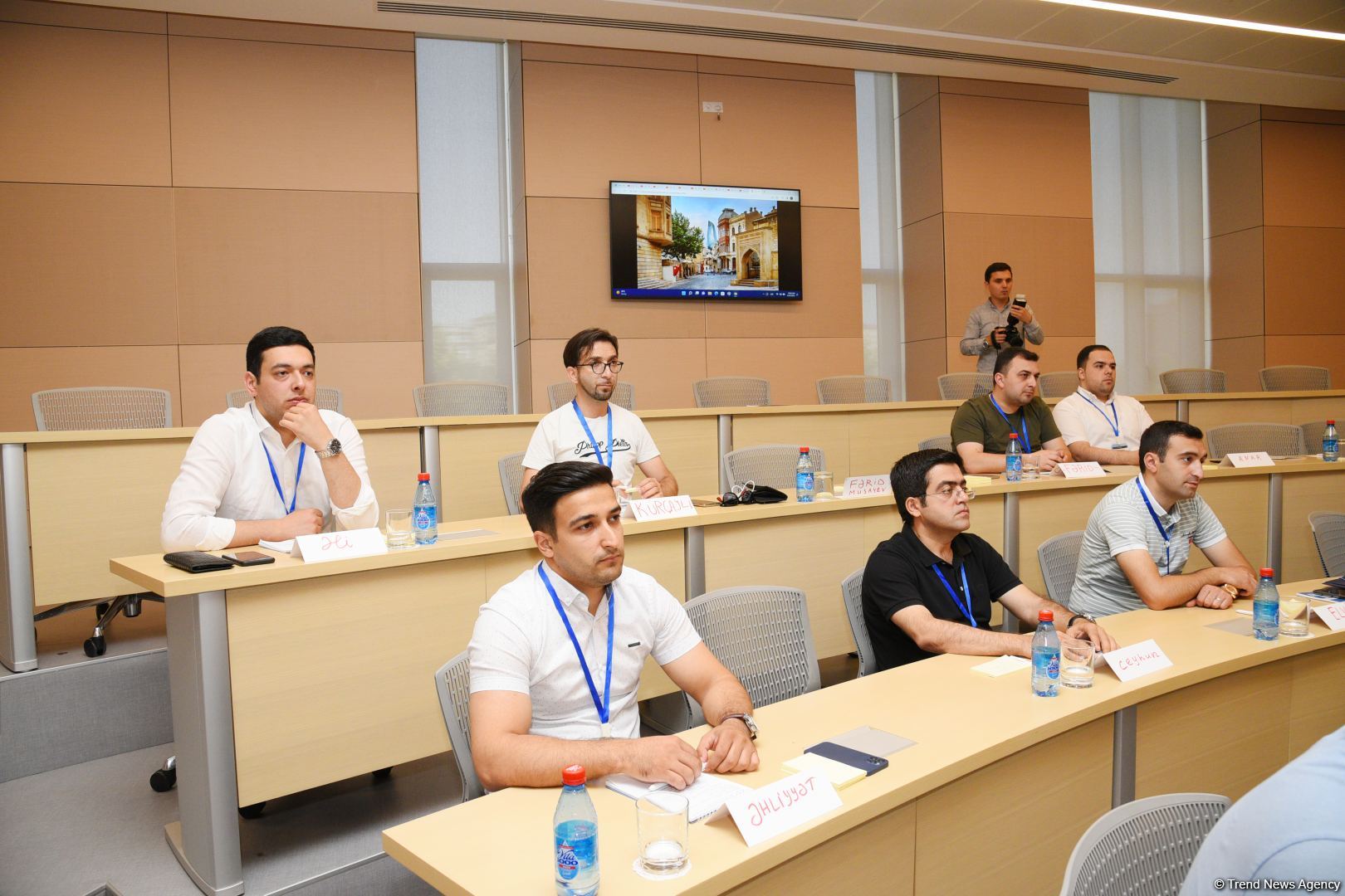 Корреспондент Trend провел тренинг для сотрудников министерства культуры Азербайджана (ФОТО)