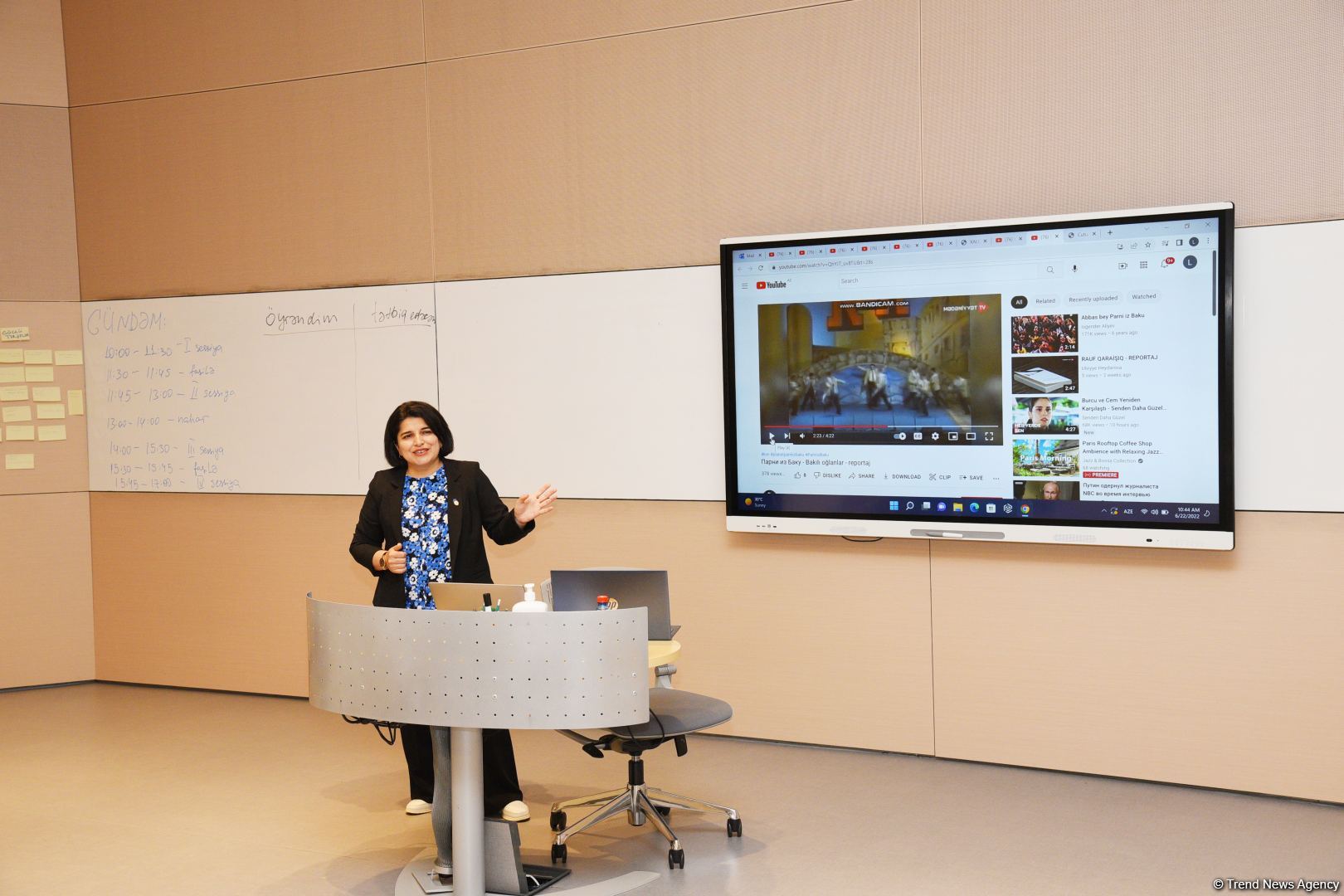 Корреспондент Trend провел тренинг для сотрудников министерства культуры Азербайджана (ФОТО)