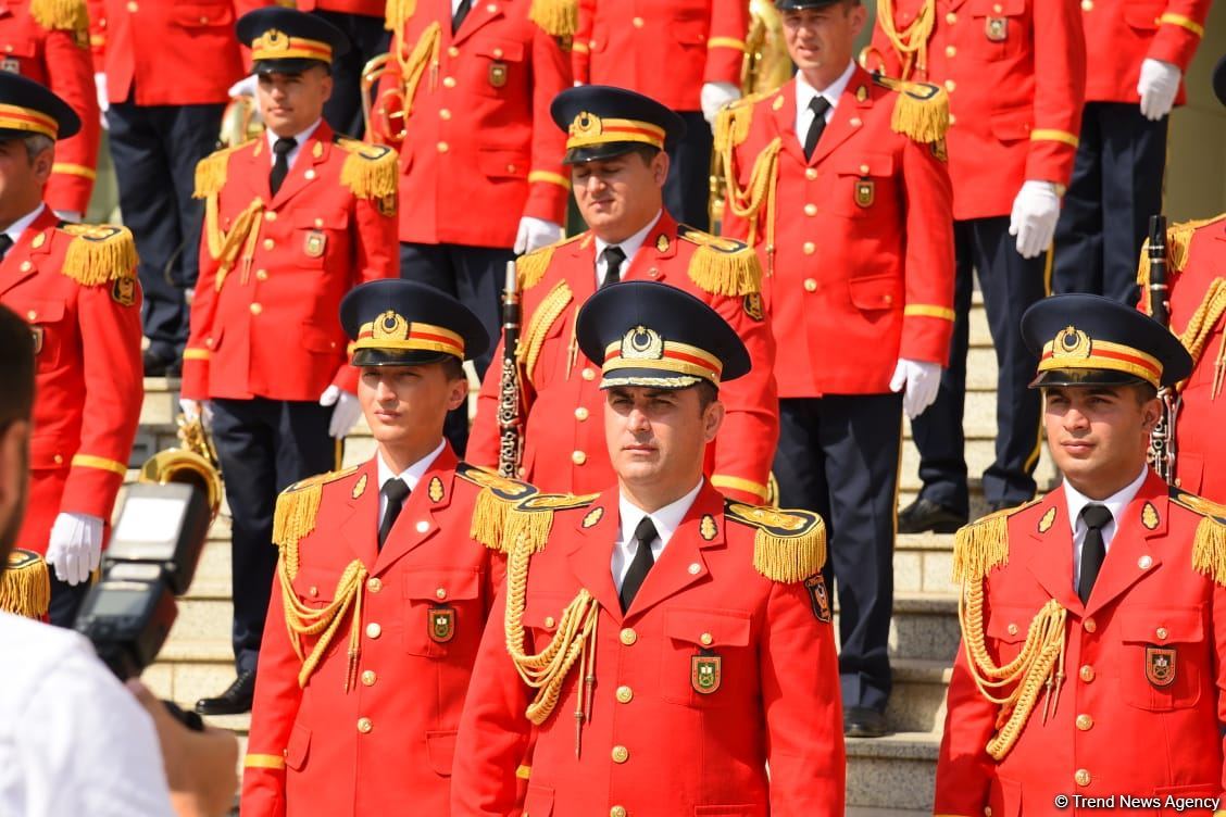 В Баку прошли показательные выступления военных оркестров по случаю Дня Вооруженных cил (ФОТО/ВИДЕО)