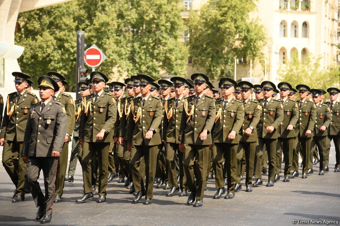 В Баку прошли показательные выступления военных оркестров по случаю Дня Вооруженных cил (ФОТО/ВИДЕО)
