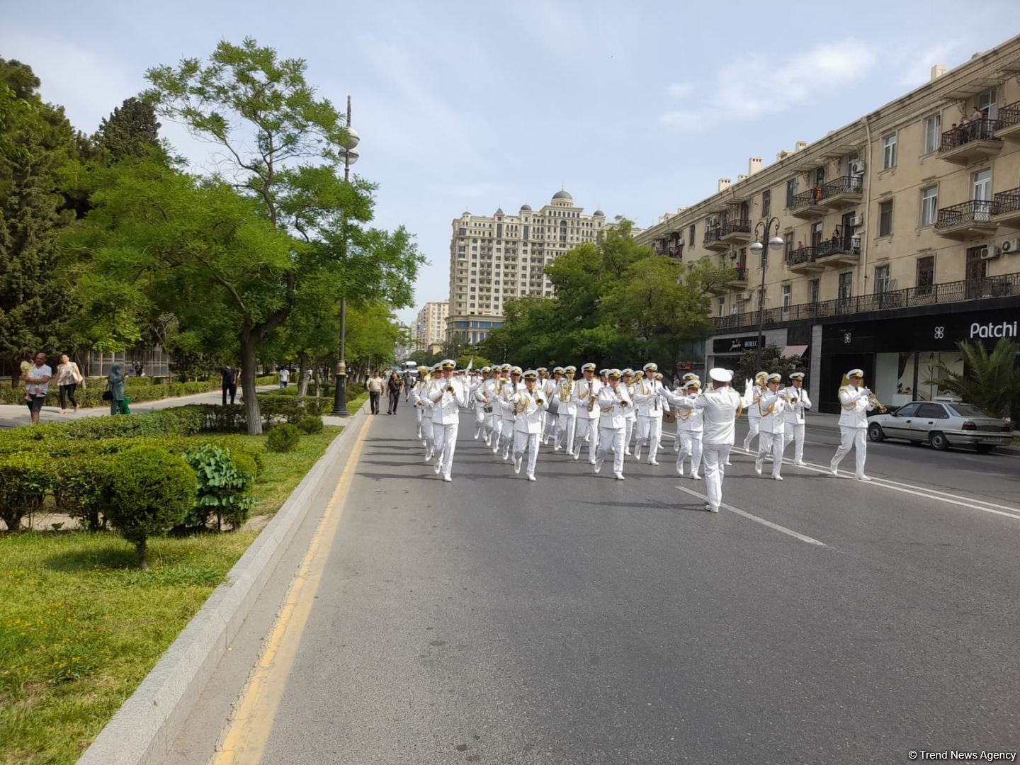 В Баку прошли показательные выступления военных оркестров по случаю Дня Вооруженных cил (ФОТО/ВИДЕО)