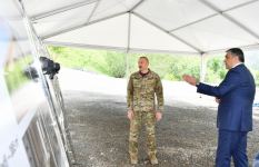 Президент Ильхам Алиев заложил фундамент санатория Истису в Кяльбаджарском районе (ФОТО/ВИДЕО)