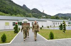 Президент Ильхам Алиев принял участие в открытии воинской части в Кяльбаджарском районе (ФОТО/ВИДЕО)