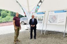 Президент Ильхам Алиев ознакомился с работами, проводимыми на электроподстанции «Горчу» в Лачине (ФОТО/ВИДЕО)