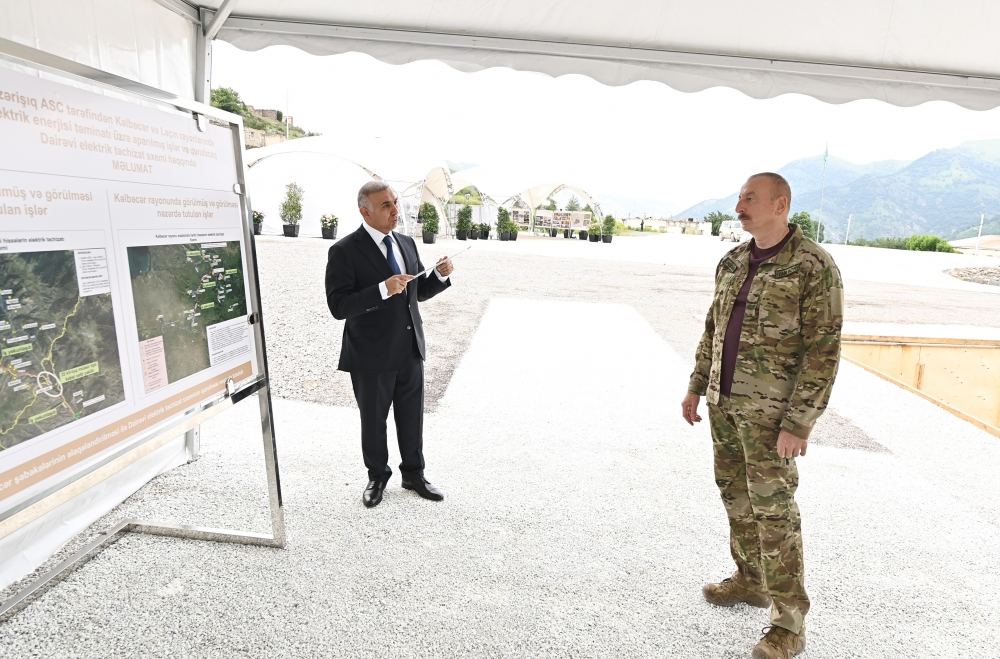 Президент Ильхам Алиев заложил фундамент Кяльбаджарского центра цифрового управления (ФОТО/ВИДЕО)