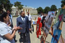 Венец Карабаха – Шуша - выставка картин и образцов декоративно-прикладного искусства в Шабране (ФОТО)