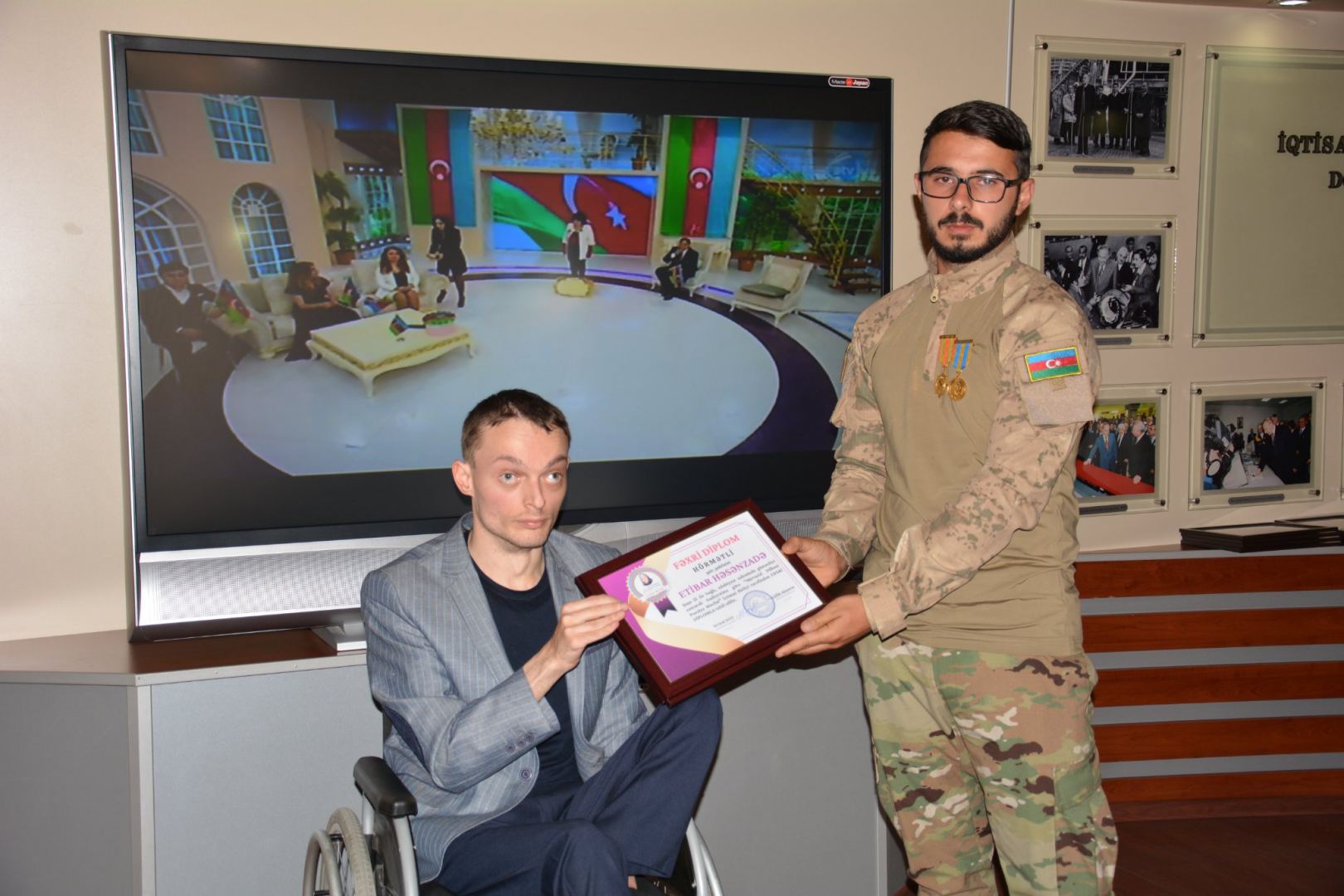 Этибар Гасанзаде представил проект "Шуша – вершина Победы" с участием героев Карабахской войны (ФОТО)
