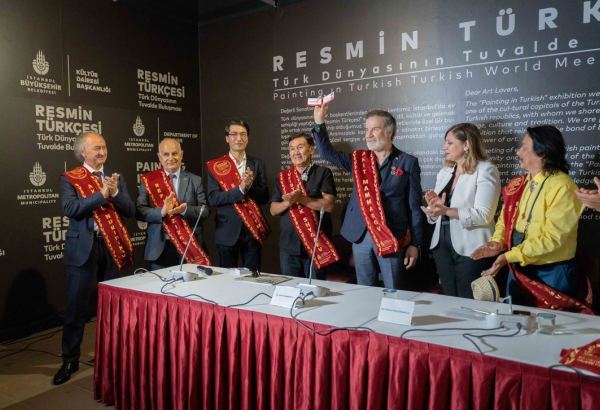 Сакит Мамедов рассказал о первой грандиозной выставке RESMIN TÜRKÇERSİ именитых мастеров тюркского мира в Стамбуле (ВИДЕО, ФОТО)