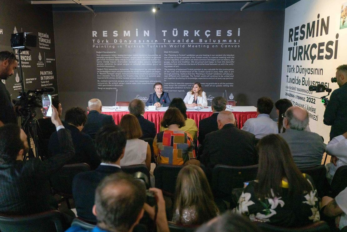 Сакит Мамедов рассказал о первой грандиозной выставке RESMIN TÜRKÇERSİ именитых мастеров тюркского мира в Стамбуле (ВИДЕО, ФОТО)