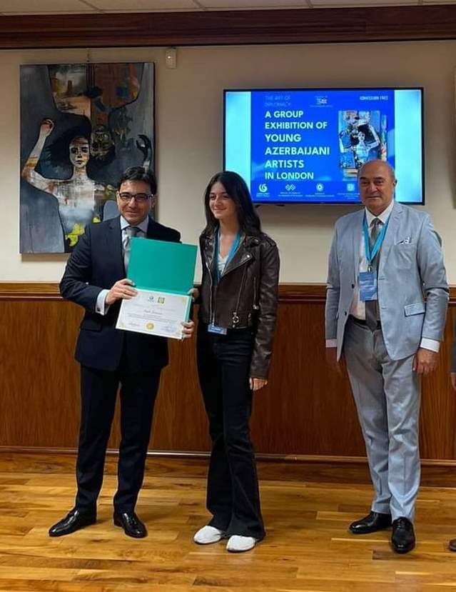 В Лондоне представлены произведения азербайджанских художников с ограниченными возможностями здоровья (ФОТО)