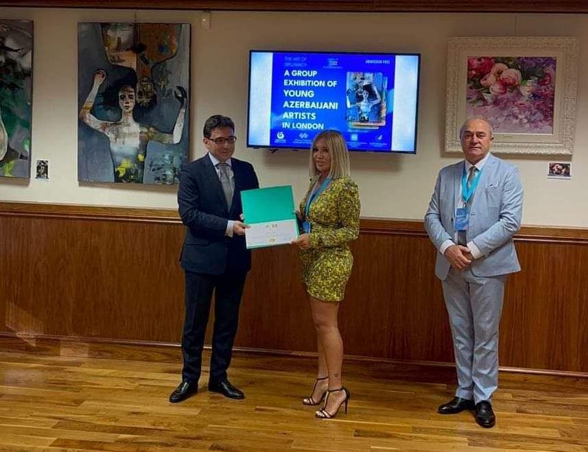 В Лондоне представлены произведения азербайджанских художников с ограниченными возможностями здоровья (ФОТО)