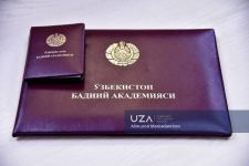 "Узбекский народ - прекрасный, чистейший и честнейший" - Чингиз Фарзалиев на церемонии вручения мантии почетного академика Академии художеств Узбекистана (ФОТО)