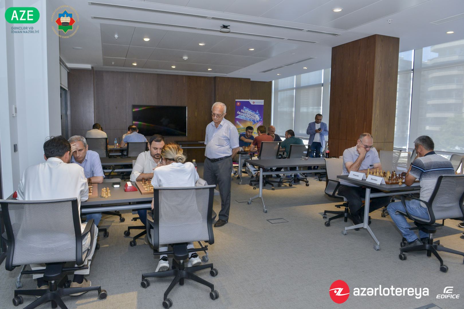 "Армагеддон" выявил победителя чемпионата по шахматам среди азербайджанских журналистов (ФОТО)