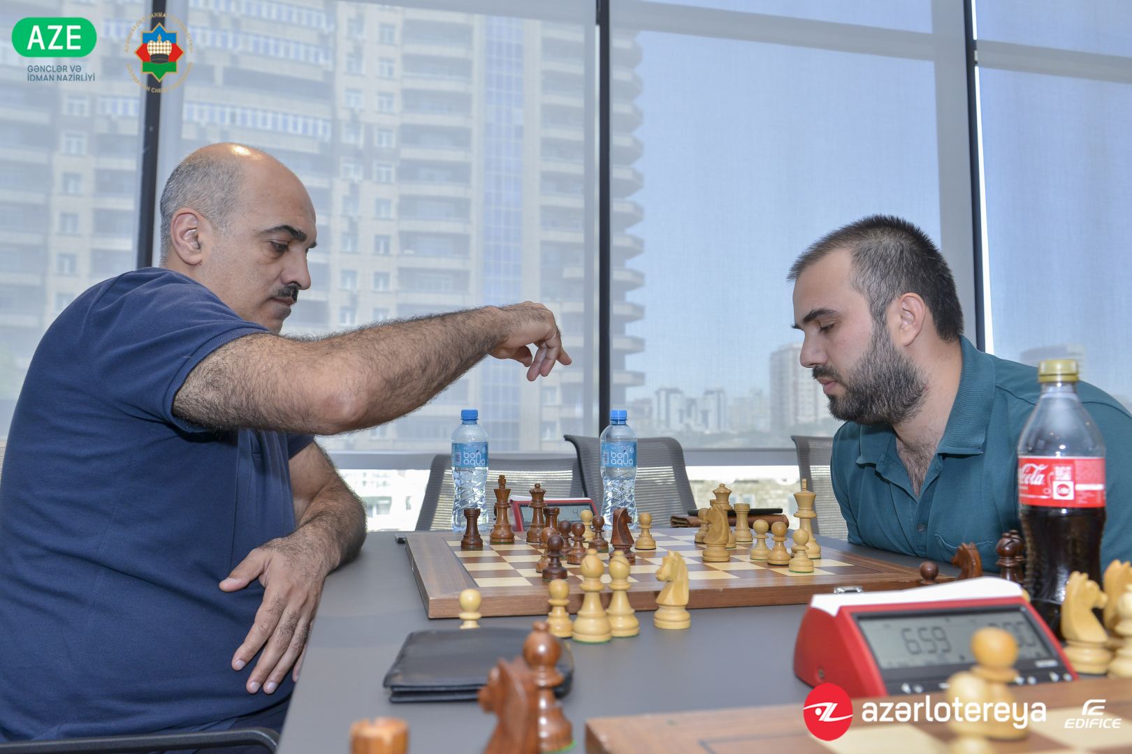 "Армагеддон" выявил победителя чемпионата по шахматам среди азербайджанских журналистов (ФОТО)