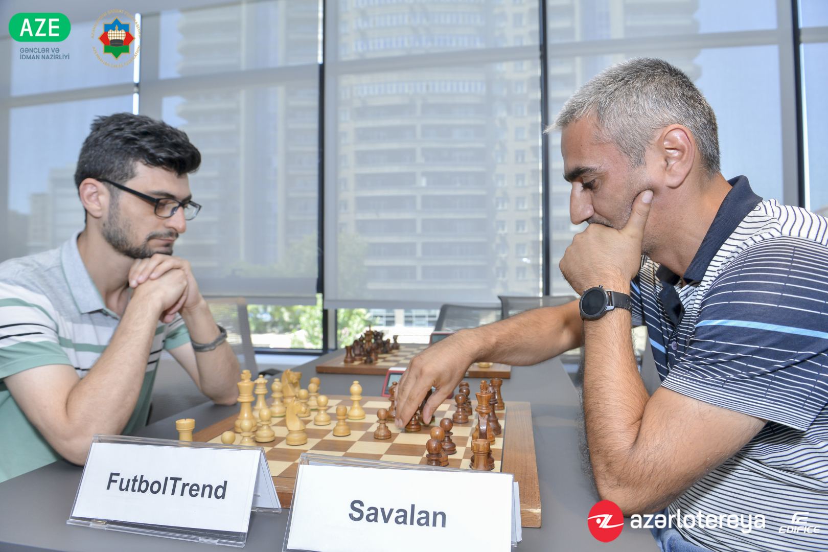 "Армагеддон" выявил победителя чемпионата по шахматам среди азербайджанских журналистов (ФОТО)