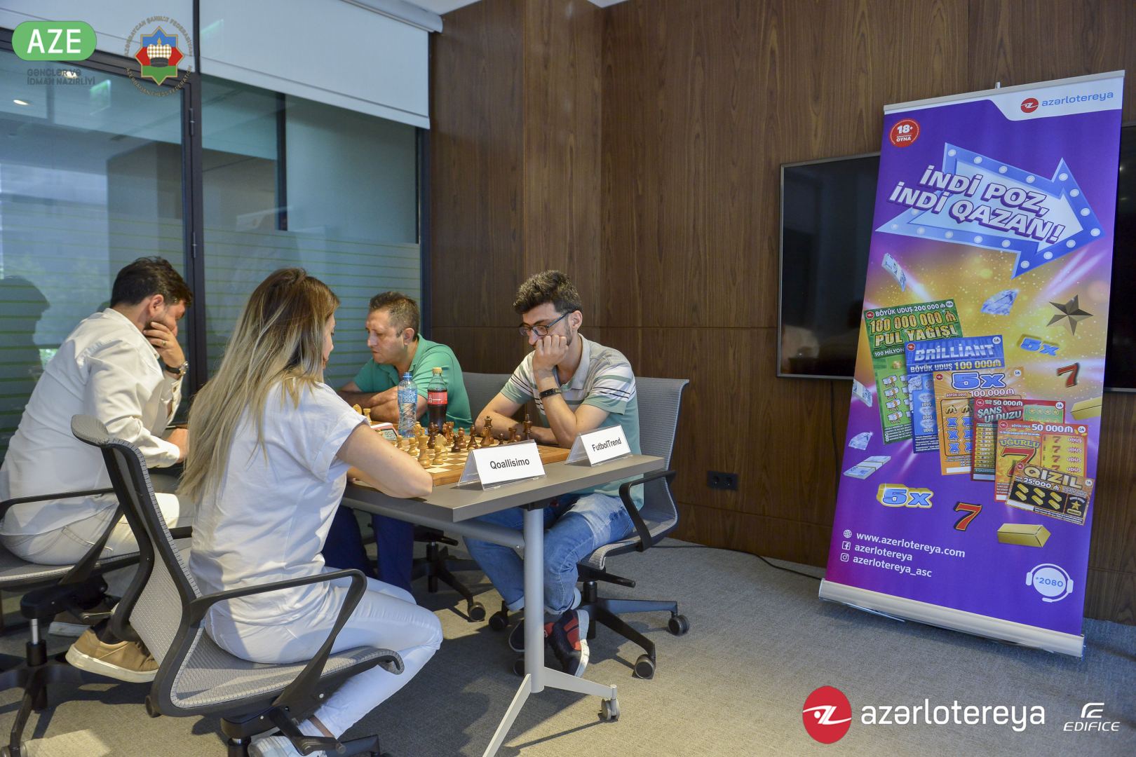 "Армагеддон" выявил победителя чемпионата по шахматам среди азербайджанских журналистов (ФОТО)