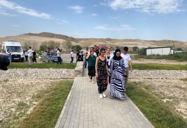 Жители села Агалы на родной земле (ФОТО)