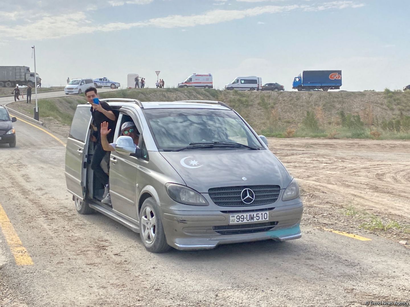 Жители села Агалы на родной земле (ФОТО)