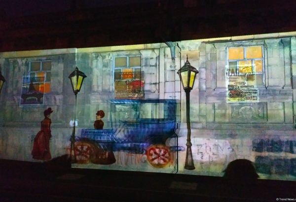 На стенах бакинской бани "Фантазия" представлен удивительный 3D-mapping, реализованный  посольством Германии и QGallery (ФОТО)