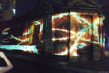 На стенах бакинской бани "Фантазия" представлен удивительный 3D-mapping, реализованный  посольством Германии и QGallery (ФОТО)