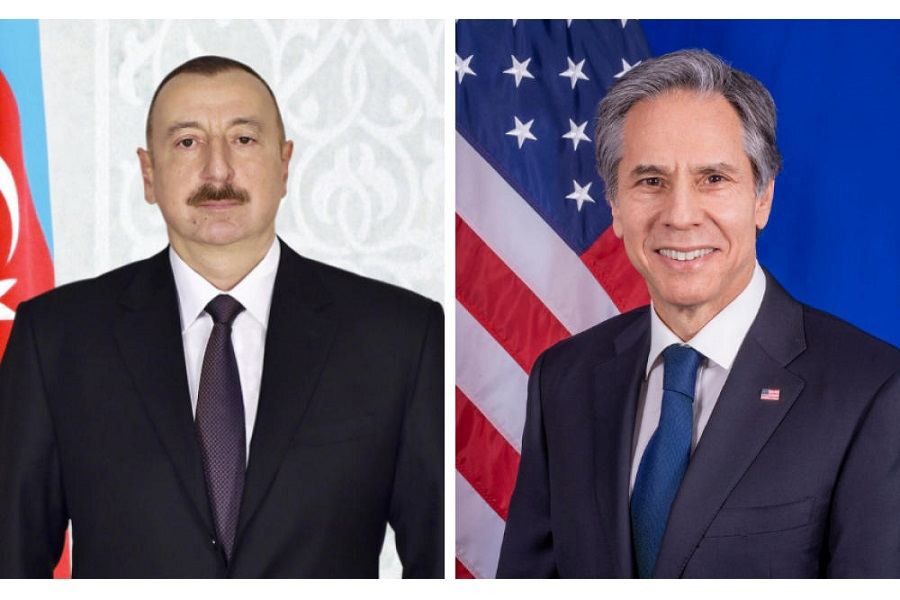 Госсекретарь США Блинкен позвонил Президенту Ильхаму Алиеву