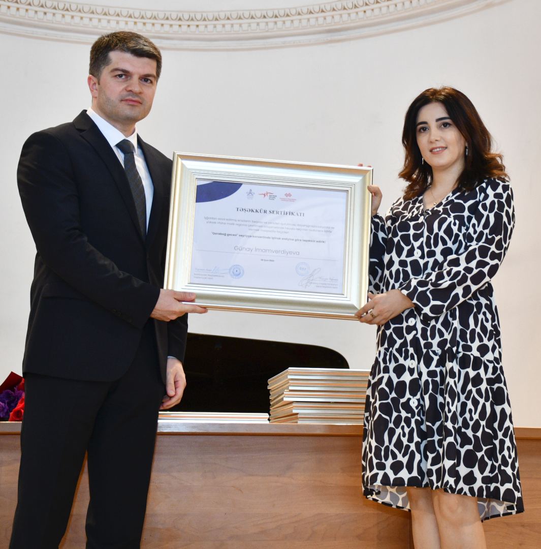 Состоялась церемония награждения участников благотворительного музыкального проекта "Карабахская ночь" (ФОТО)