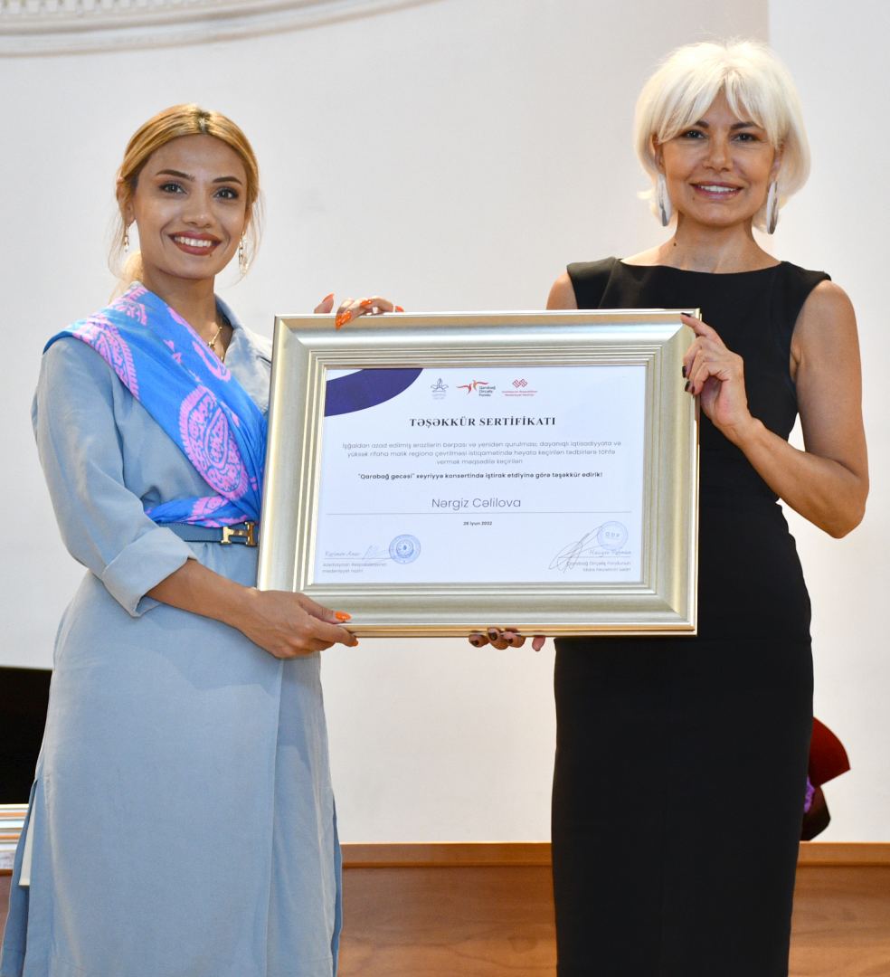 Состоялась церемония награждения участников благотворительного музыкального проекта "Карабахская ночь" (ФОТО)