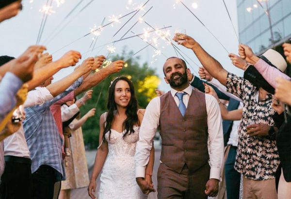 Сильнейший кикбоксер Прибалтики сыграл азербайджанскую свадьбу, женившись на израильтянке (ФОТО)