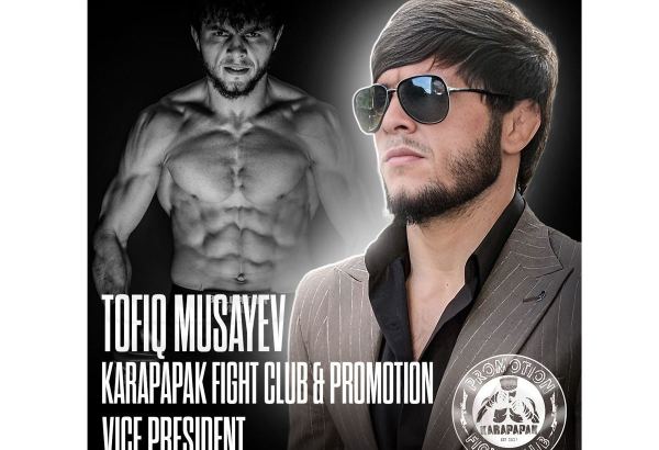 Известный боец ММА Тофиг Мусаев стал вице-президентом "Karapapak Fight club & Promotion"