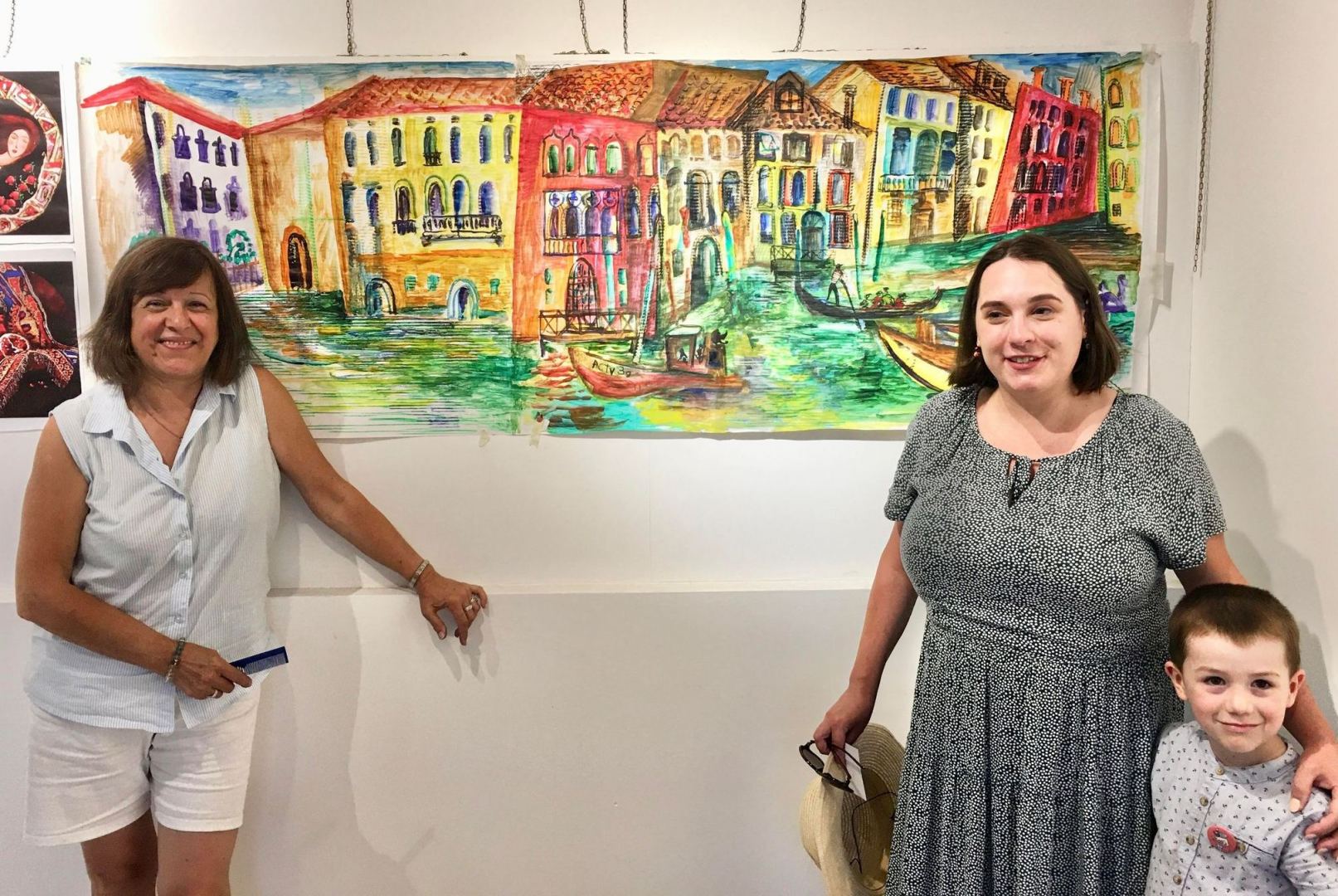 Азербайджанские художники представили свои картины в самом романтичном городе Европы (ФОТО)