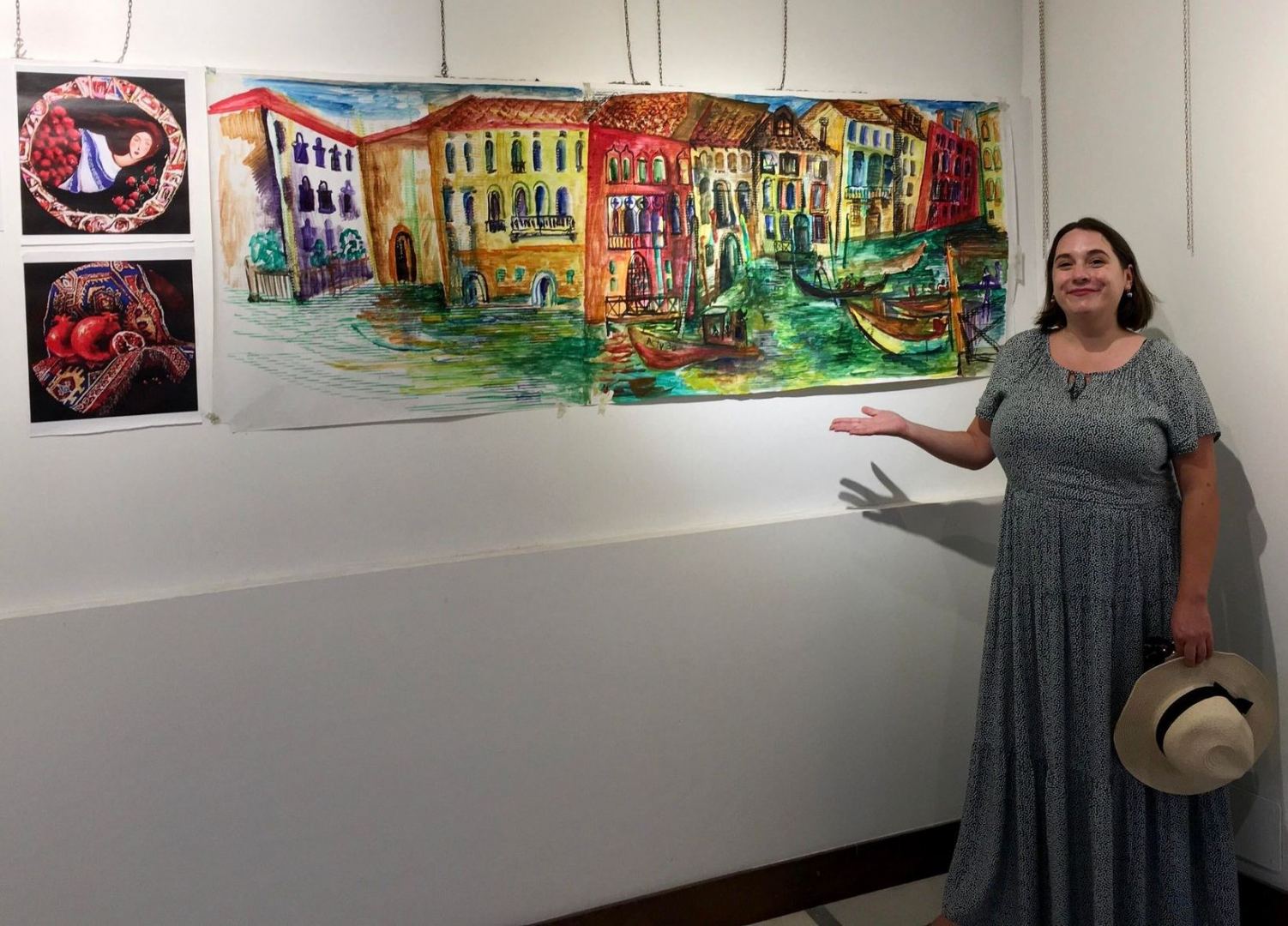 Азербайджанские художники представили свои картины в самом романтичном городе Европы (ФОТО)