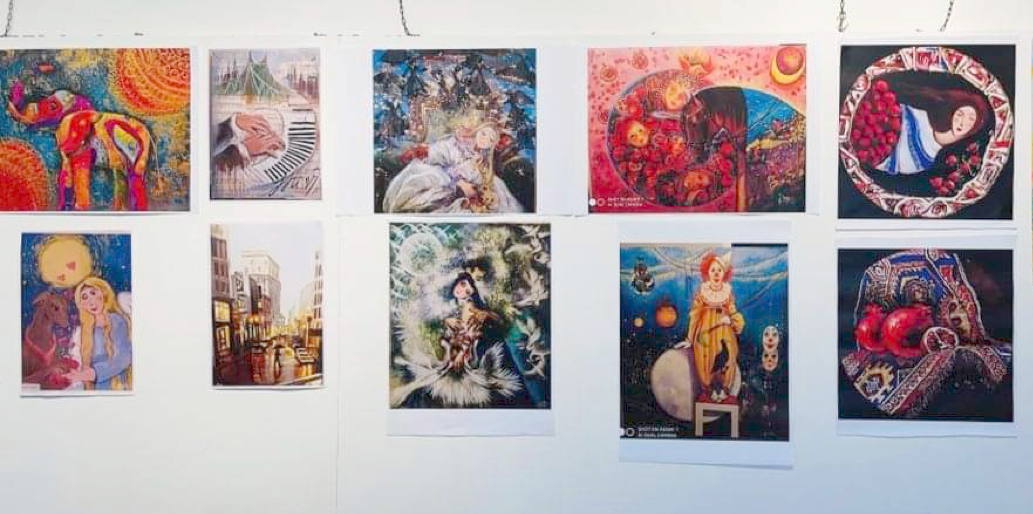 Азербайджанские художники представили свои картины в самом романтичном городе Европы (ФОТО)