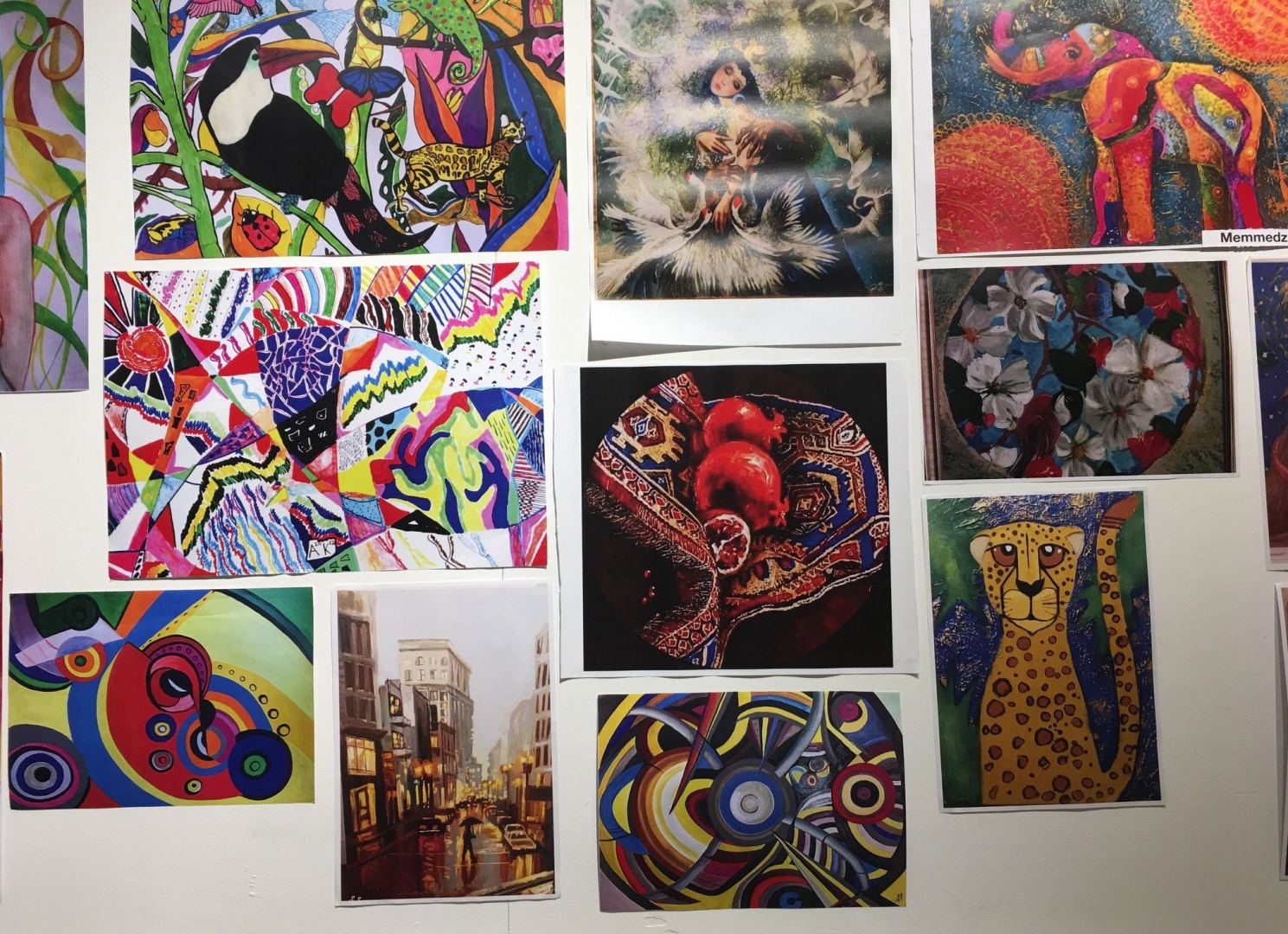 Азербайджанские художники представили свои картины в самом романтичном городе Европы (ФОТО)