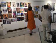 Азербайджанские художники представили свои картины в самом романтичном городе Европы (ФОТО)