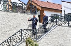 Президент Ильхам Алиев и Первая леди Мехрибан Алиева приняли участие в открытии отеля Basqal Resort & Spa в Исмаиллы (ФОТО/ВИДЕО)