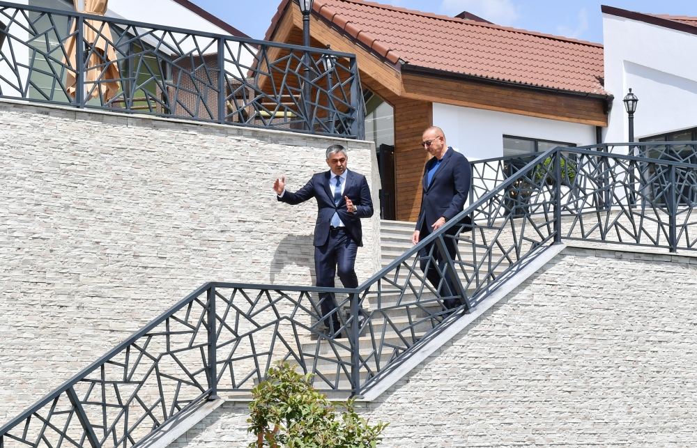 Президент Ильхам Алиев и Первая леди Мехрибан Алиева приняли участие в открытии отеля Basqal Resort & Spa в Исмаиллы (ФОТО/ВИДЕО)