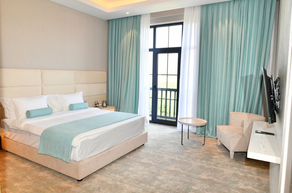 Президент Ильхам Алиев и Первая леди Мехрибан Алиева приняли участие в открытии отеля Basqal Resort & Spa в Исмаиллы (ФОТО/ВИДЕО)