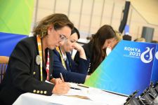 Грациозность, изящество, гибкость: азербайджанские гимнастки выступают на V Играх исламской солидарности (ФОТО)