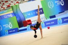 Грациозность, изящество, гибкость: азербайджанские гимнастки выступают на V Играх исламской солидарности (ФОТО)