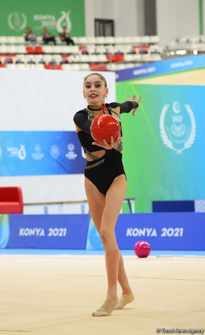 Грациозность, изящество, гибкость: азербайджанские гимнастки выступают на V Играх исламской солидарности (ФОТО)