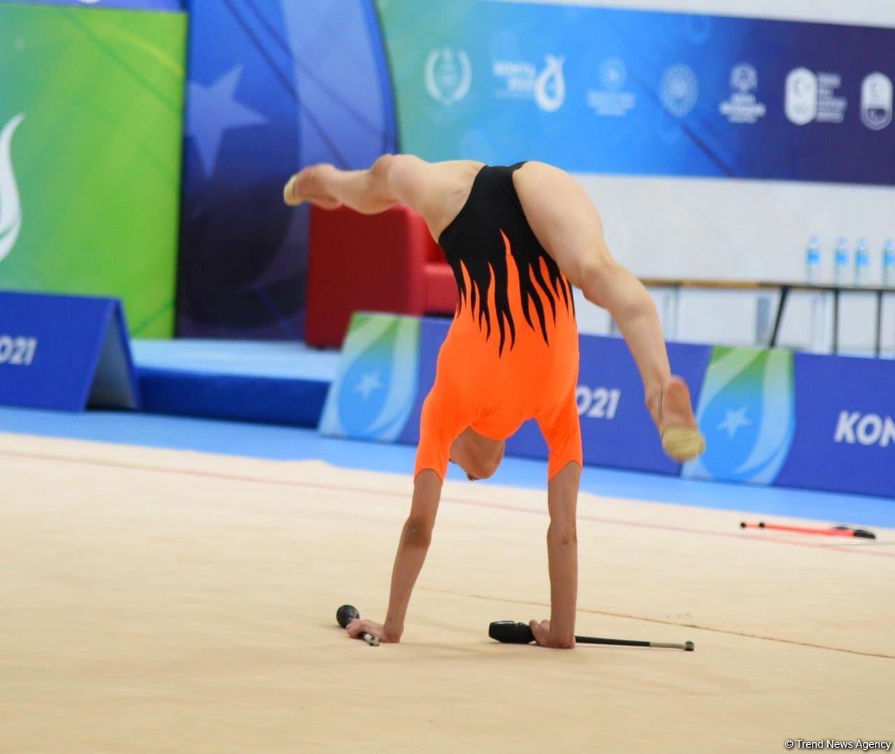 Грациозность, изящество, гибкость: азербайджанские гимнастки выступают на V Играх исламской солидарности (ФОТО)