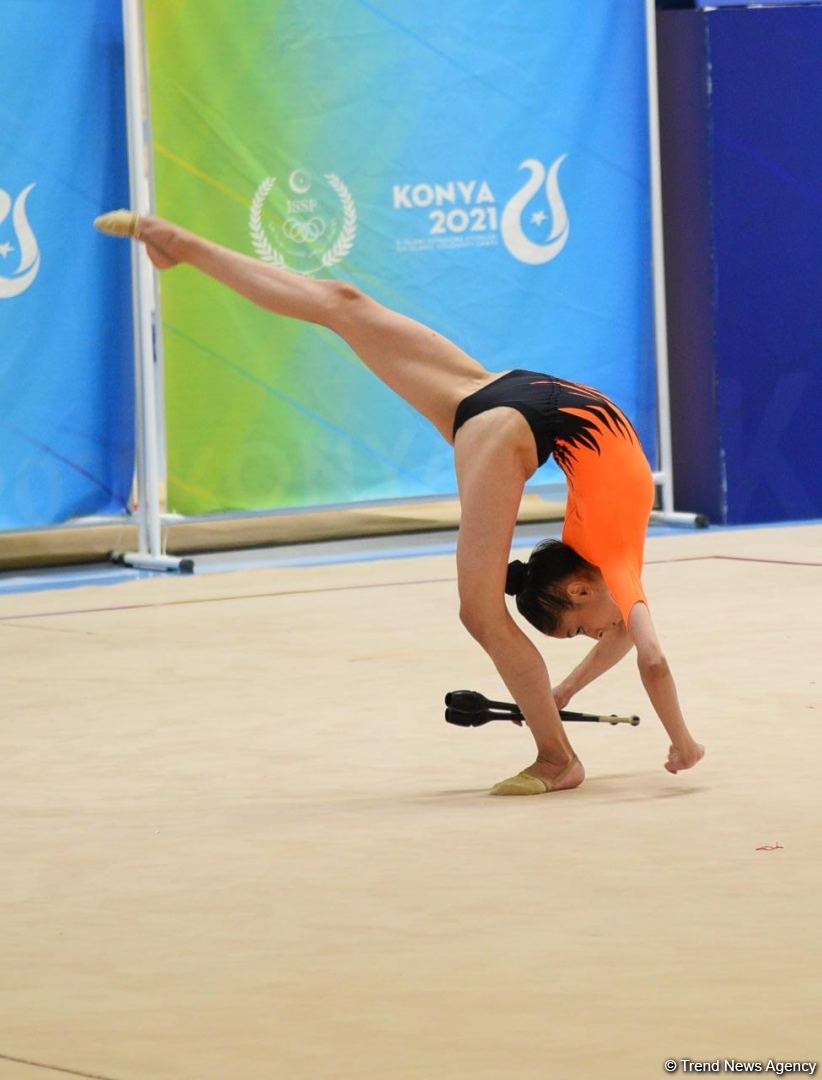 Грациозность, изящество, гибкость: азербайджанские гимнастки выступают на V Играх исламской солидарности (ФОТО)