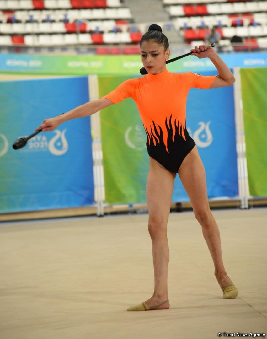 Грациозность, изящество, гибкость: азербайджанские гимнастки выступают на V Играх исламской солидарности (ФОТО)