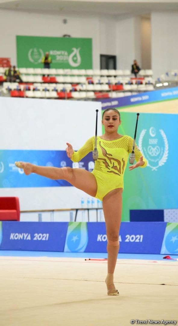 Грациозность, изящество, гибкость: азербайджанские гимнастки выступают на V Играх исламской солидарности (ФОТО)