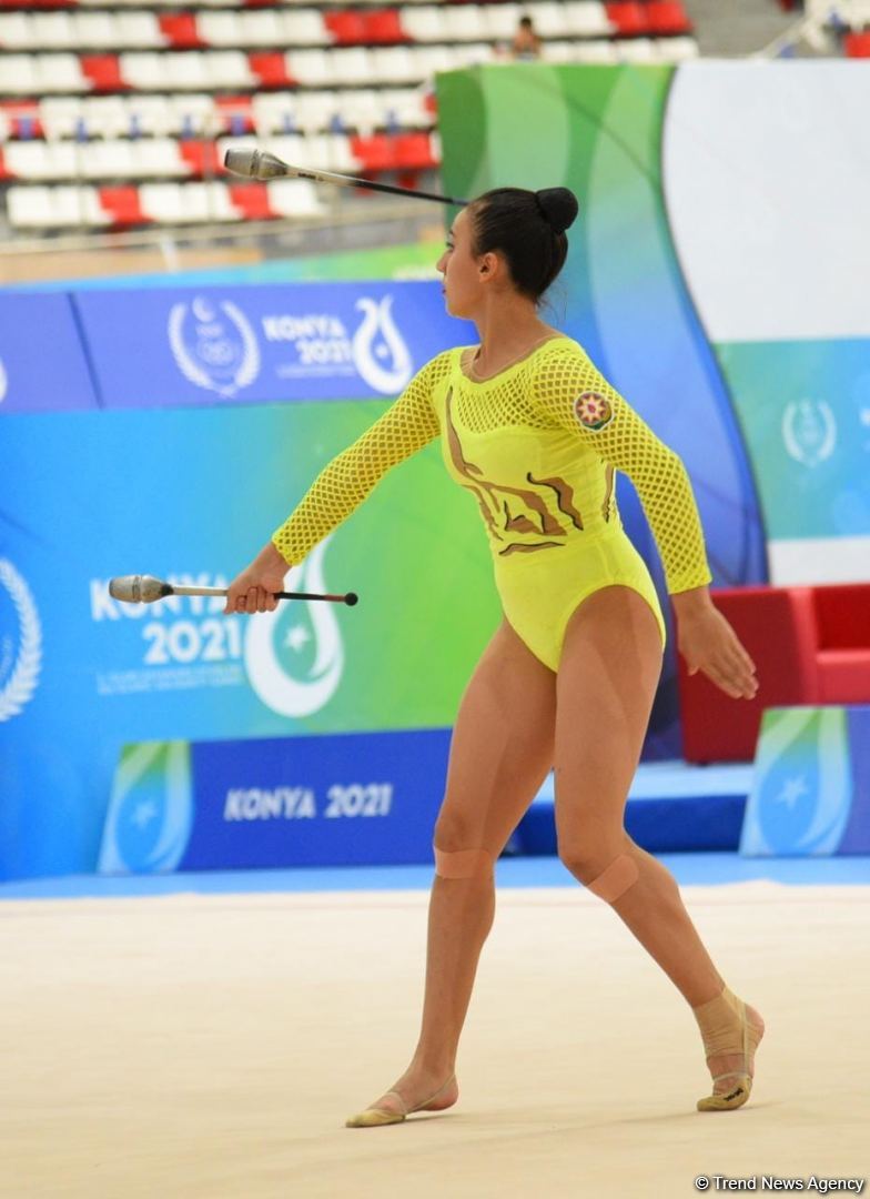 Грациозность, изящество, гибкость: азербайджанские гимнастки выступают на V Играх исламской солидарности (ФОТО)