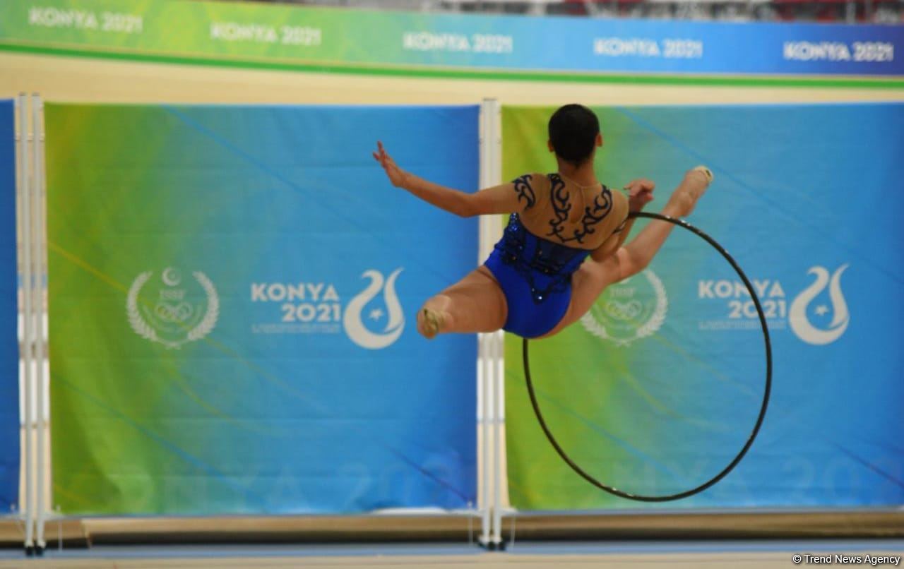 Грациозность, изящество, гибкость: азербайджанские гимнастки выступают на V Играх исламской солидарности (ФОТО)