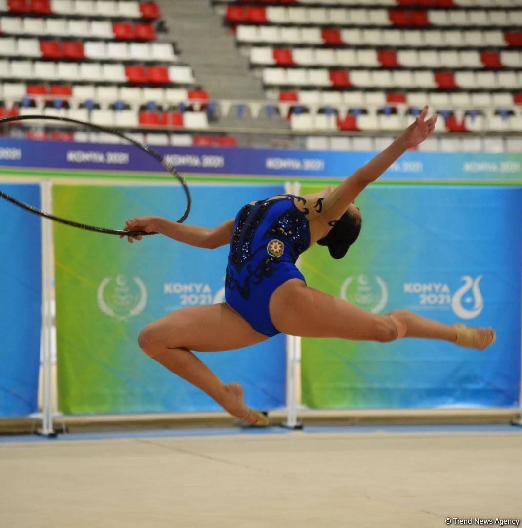 Грациозность, изящество, гибкость: азербайджанские гимнастки выступают на V Играх исламской солидарности (ФОТО)