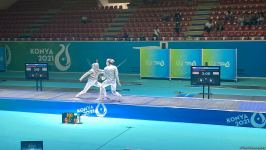 Азербайджанская спортсменка по фехтованию на саблях вышла в финал Исламиады (ФОТО)