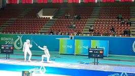 Азербайджанская спортсменка по фехтованию на саблях выиграла серебряную медаль Исламиады (ФОТО)