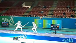 Азербайджанская спортсменка по фехтованию на саблях выиграла серебряную медаль Исламиады (ФОТО)